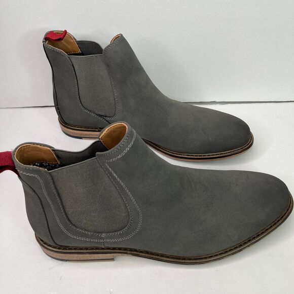 Steve Madden Golde Chelsea Casual Ankle Boots Men’s Grey Size 11 #545 - Picture 3 of 12